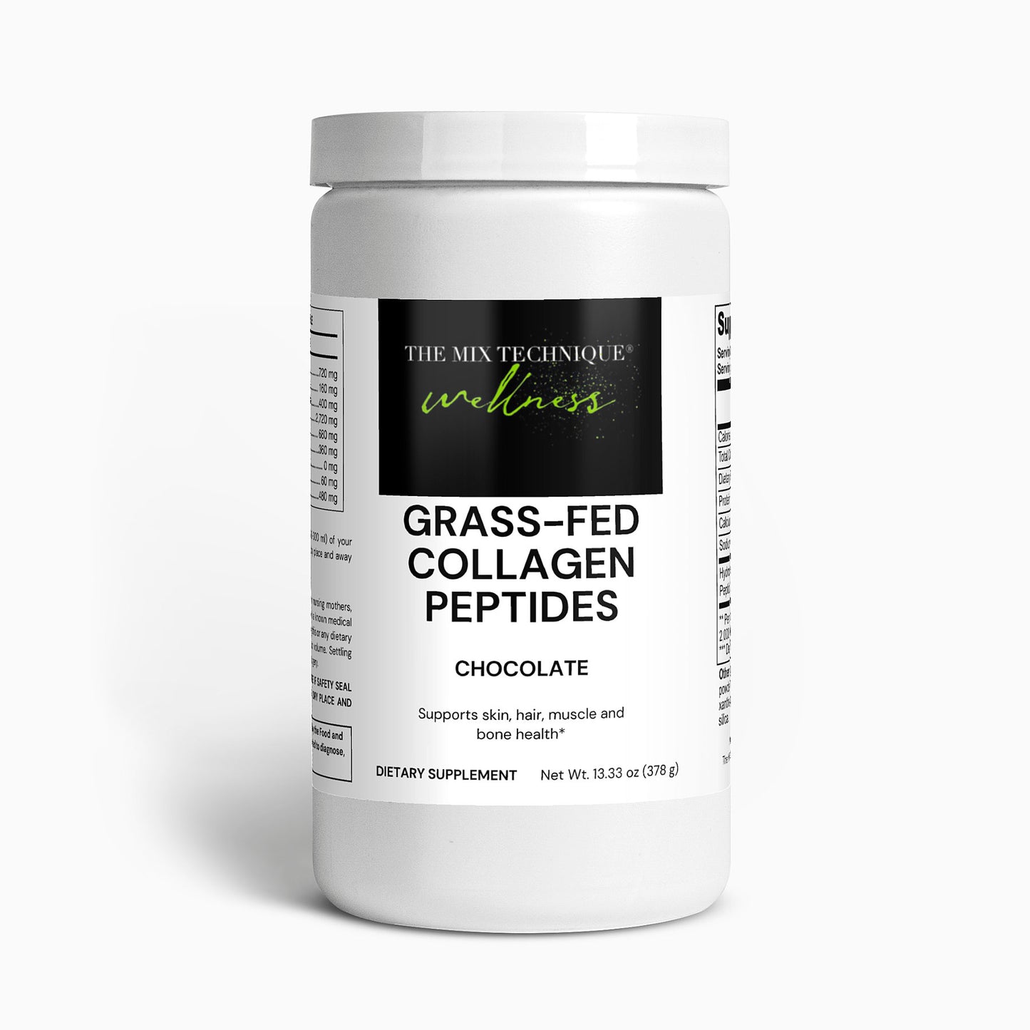 Grass-Fed Collagen Peptides Powder (Chocolate)