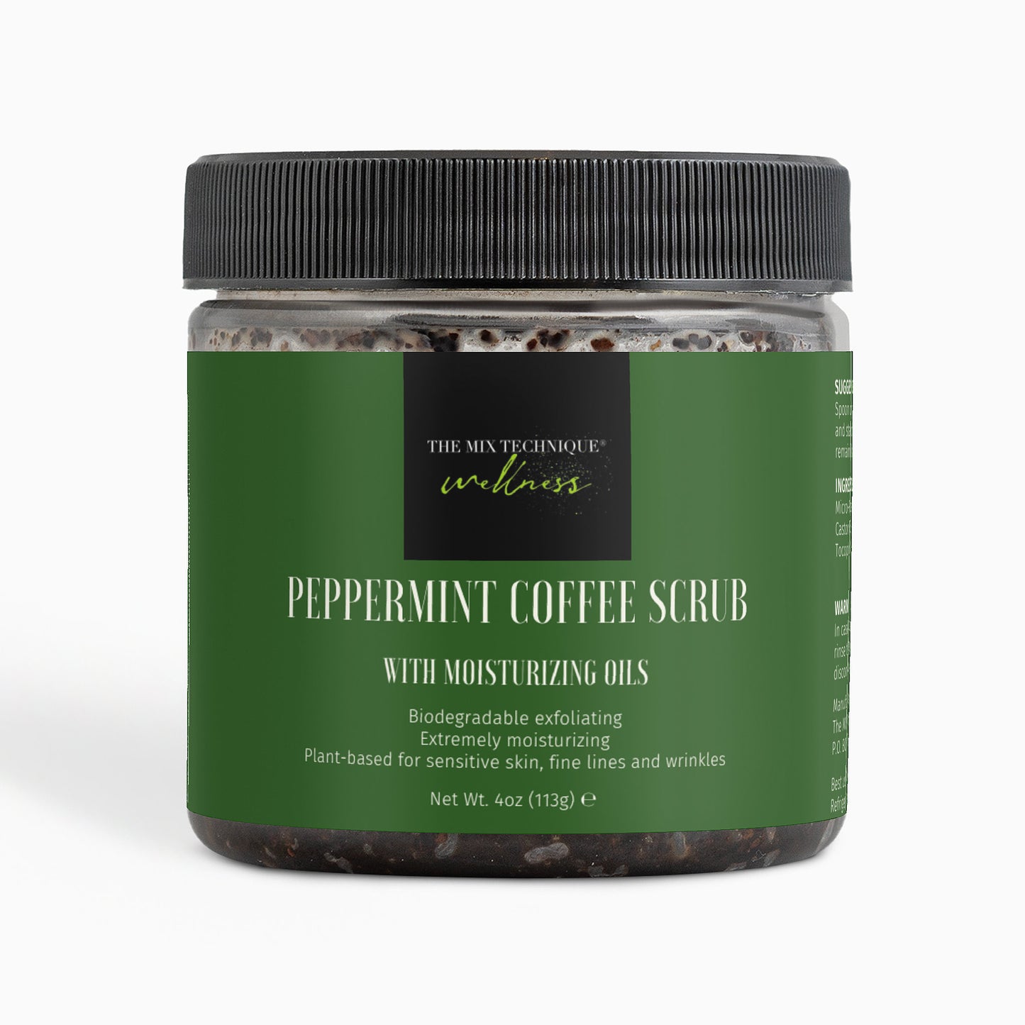 Peppermint Coffee Scrub